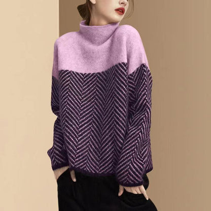 DANIELA - COTTON TURTLENECK SWEATER