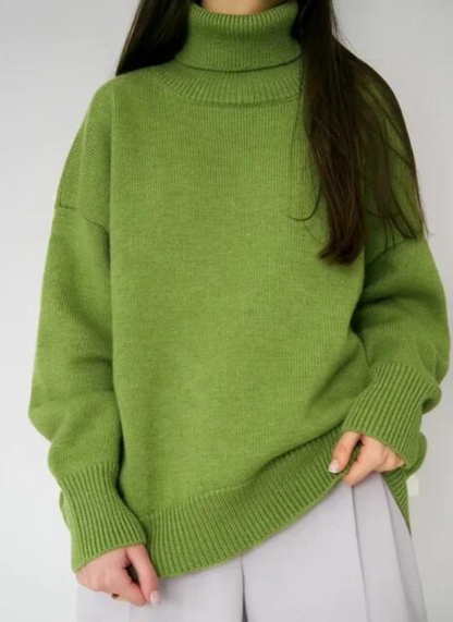 BORNLADIES - WOMEN'S TURTLENECK SWEATER