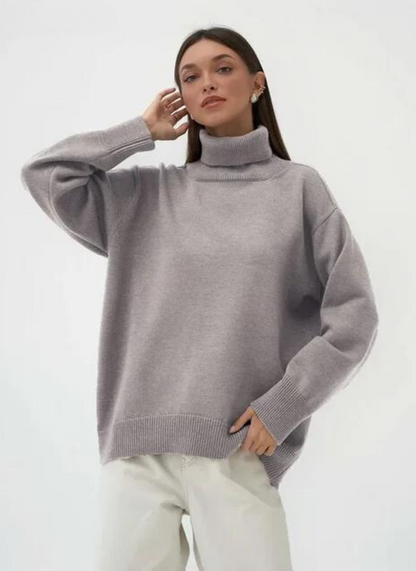 BORNLADIES - WOMEN'S TURTLENECK SWEATER