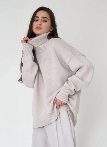 BORNLADIES - WOMEN'S TURTLENECK SWEATER