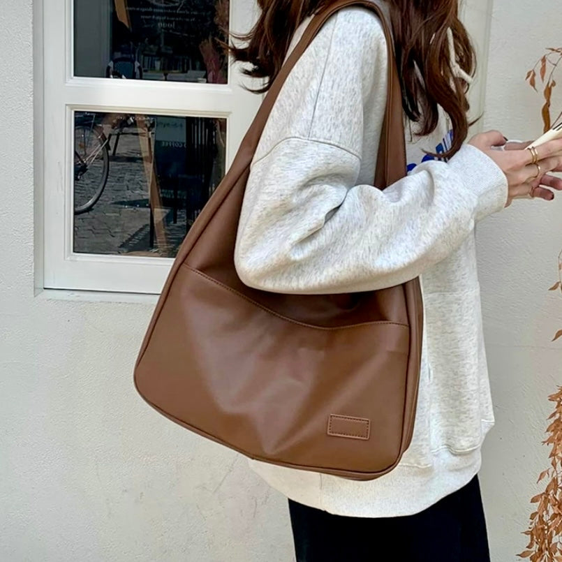 AYLIN - VINTAGE LEATHER HOBO BAG