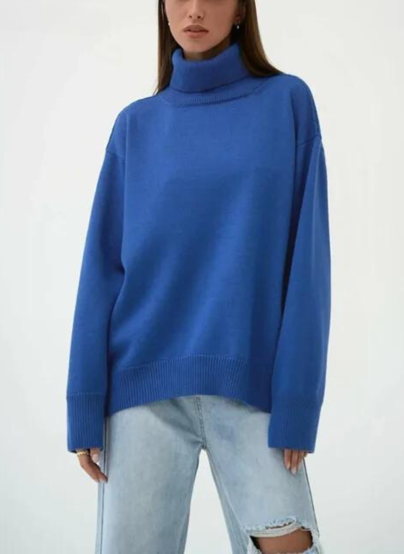 BORNLADIES - WOMEN'S TURTLENECK SWEATER