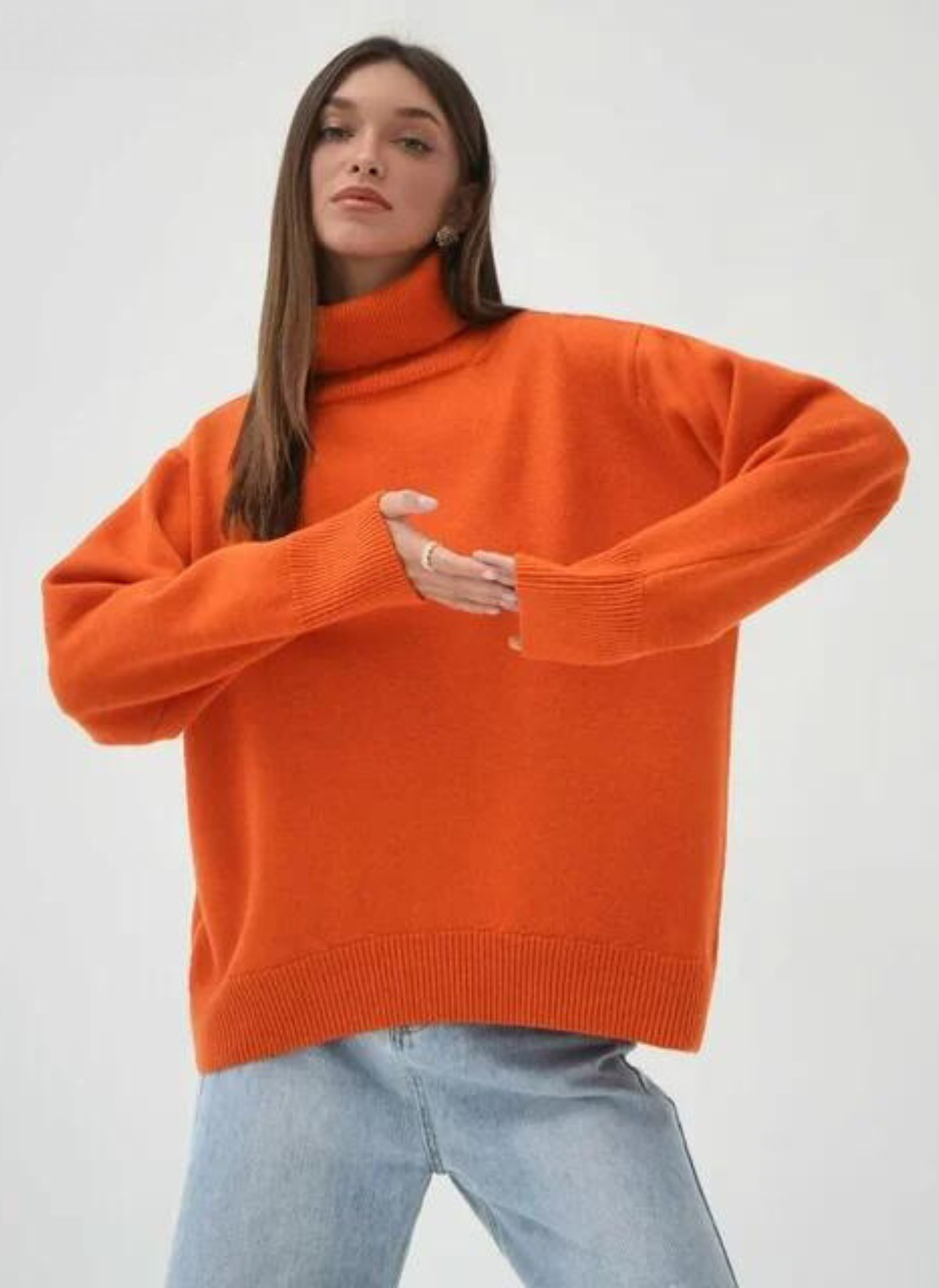 BORNLADIES - WOMEN'S TURTLENECK SWEATER