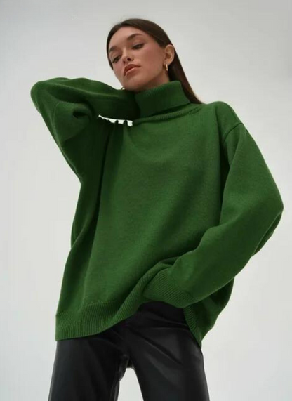 BORNLADIES - WOMEN'S TURTLENECK SWEATER