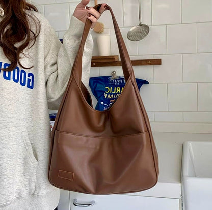 AYLIN - VINTAGE LEATHER HOBO BAG