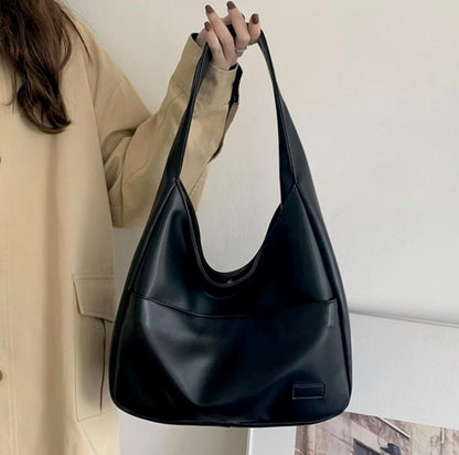 AYLIN - VINTAGE LEATHER HOBO BAG