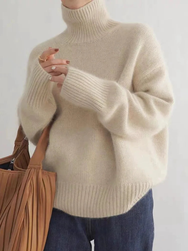 LIN - CASHMERE TURTLENECK SWEATER