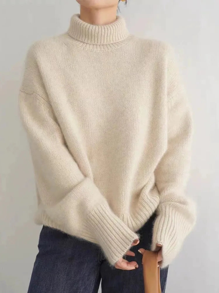 LIN - CASHMERE TURTLENECK SWEATER