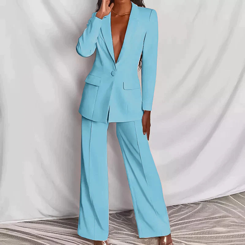 JESIKA - STYLISH ELEGANT BLAZER AND TROUSERS