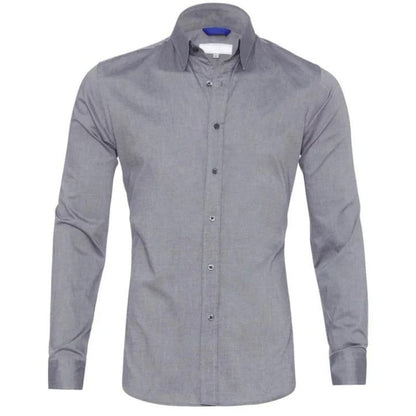 MAXIMILIAN - WRINKLE-FREE SHIRT WITH ZIPPER