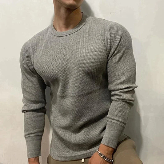 ZEUS MUSCLE - FIT KNIT SWEATER