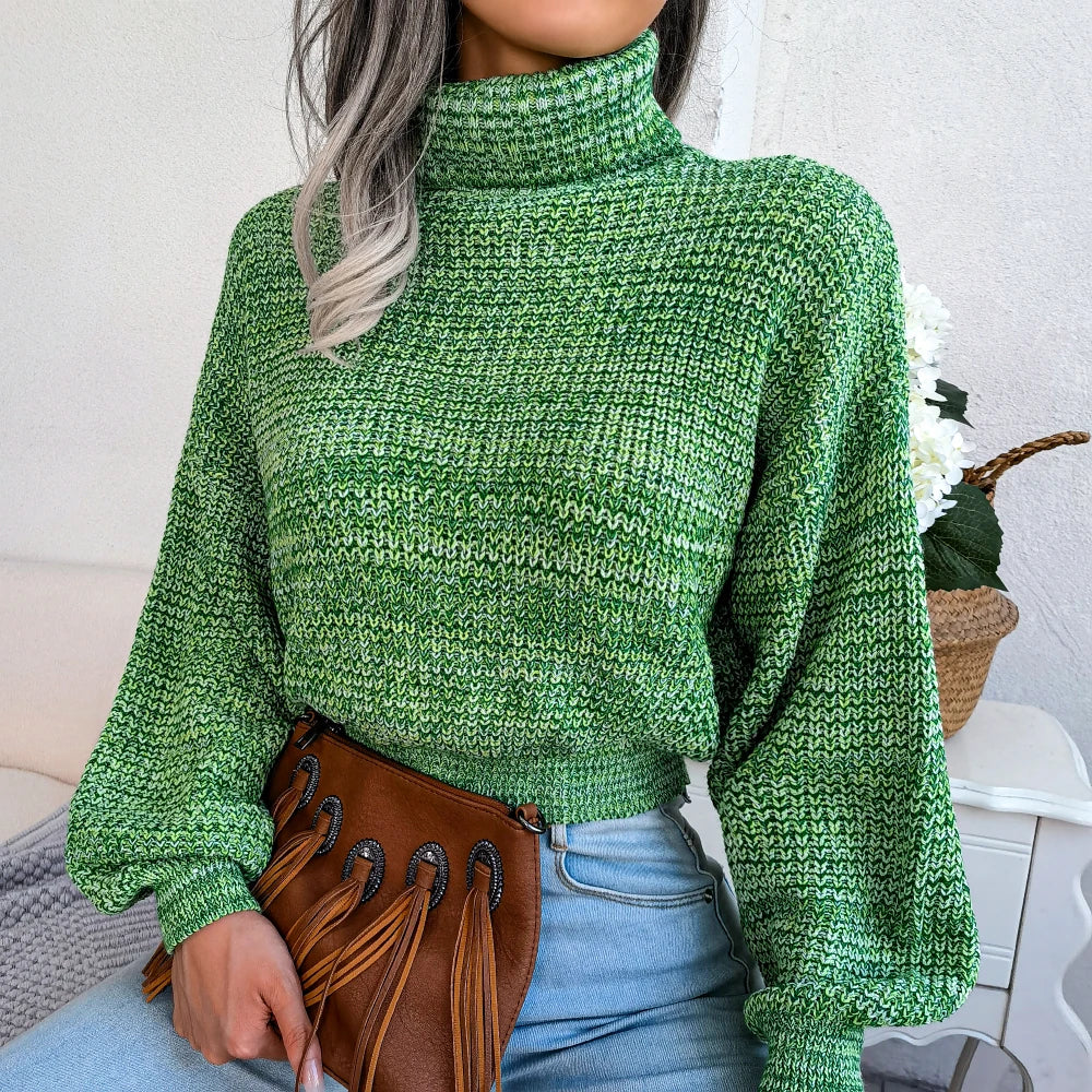 LIENNA - TURTLENECK KNITTED SWEATER