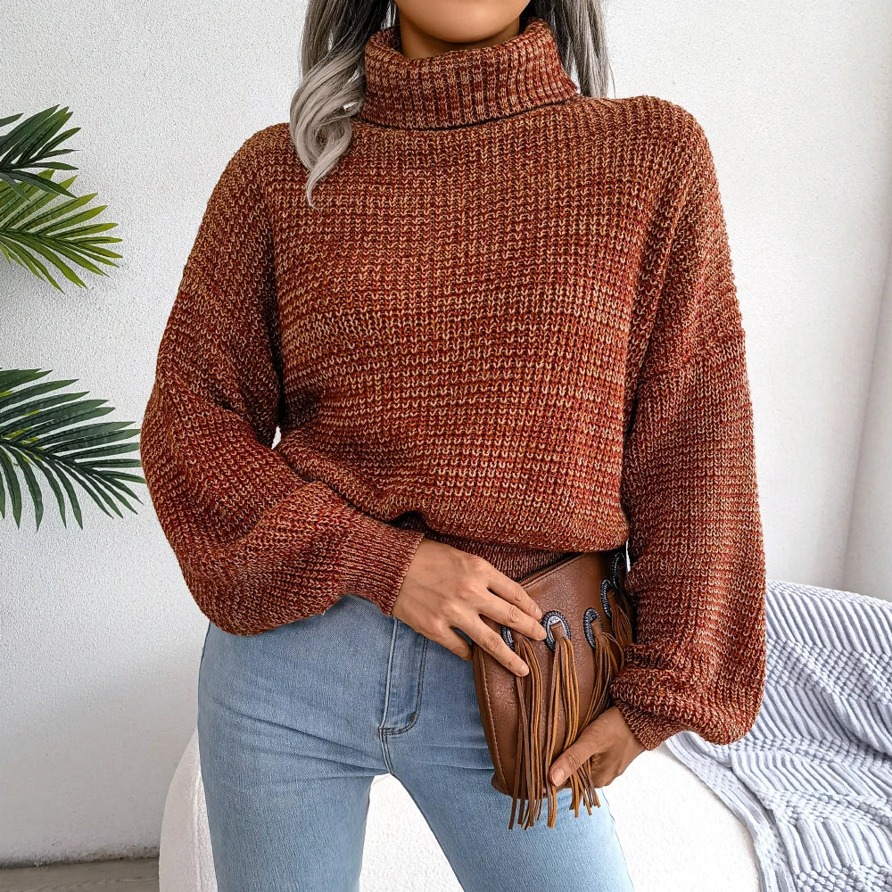 LIENNA - TURTLENECK KNITTED SWEATER