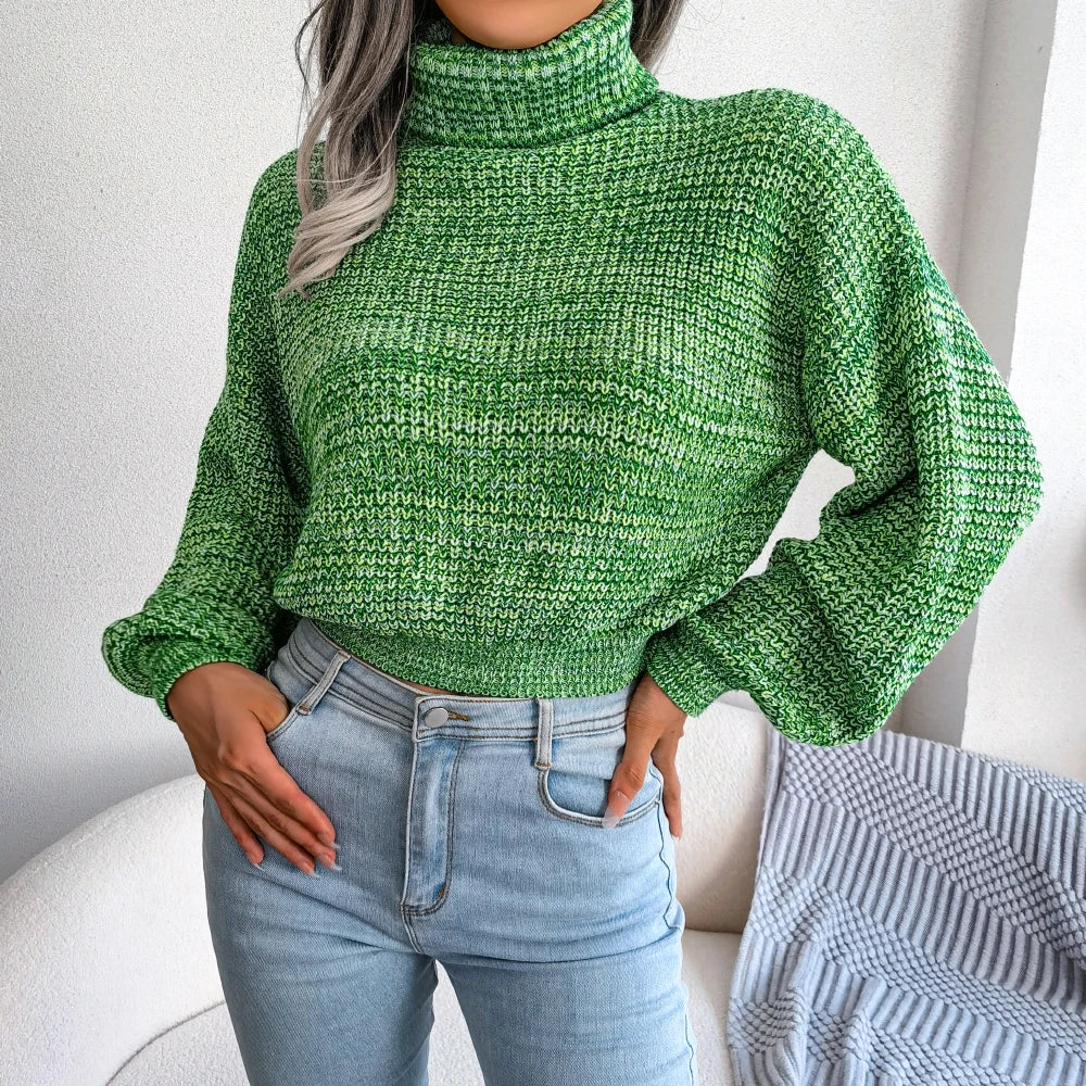 LIENNA - TURTLENECK KNITTED SWEATER