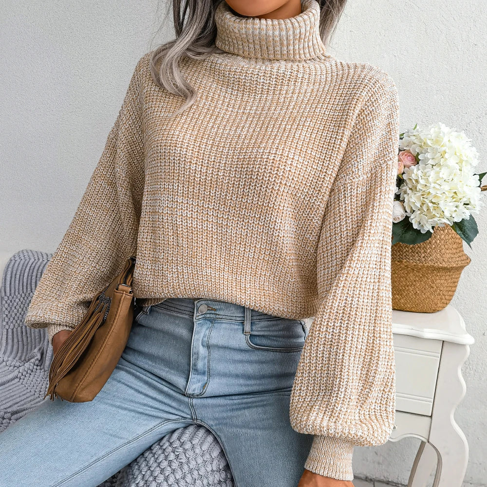 LIENNA - TURTLENECK KNITTED SWEATER