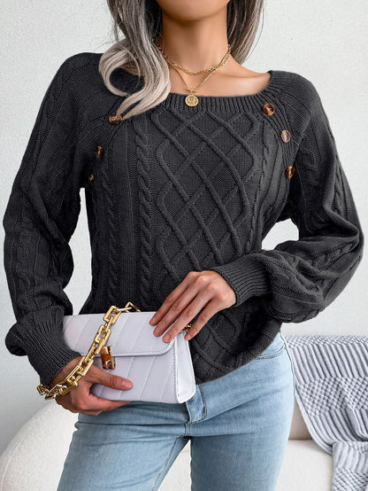 ALLEGRA - LONG SLEEVE KNITTED SWEATER