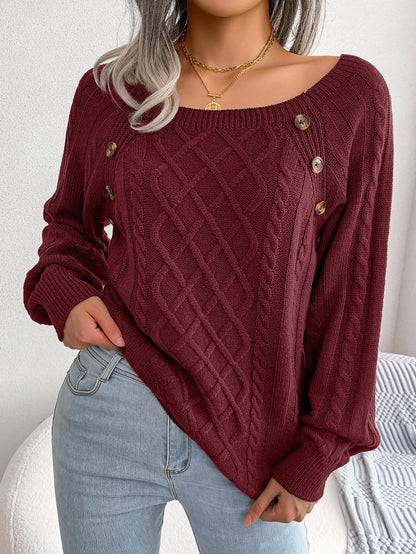 ALLEGRA - LONG SLEEVE KNITTED SWEATER