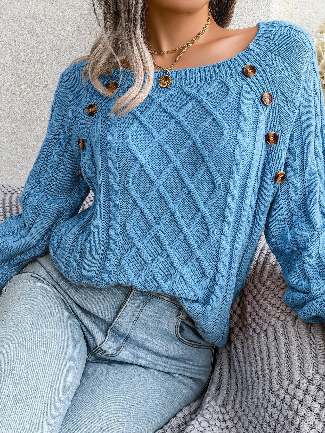 ALLEGRA - LONG SLEEVE KNITTED SWEATER