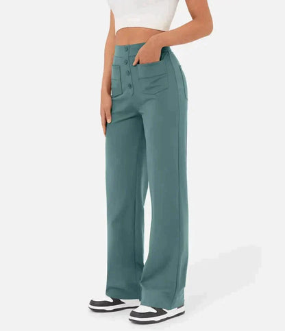 SOFIE - WAISTED ELASTISCHE CASUAL BROEK