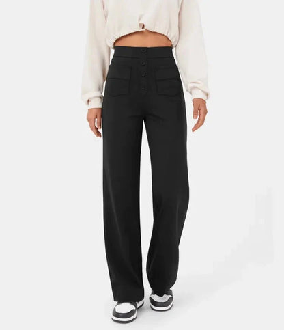 SOFIE - WAISTED ELASTISCHE CASUAL BROEK